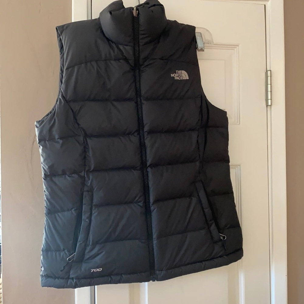 The North Face Black Quilted 700 Down Vest
